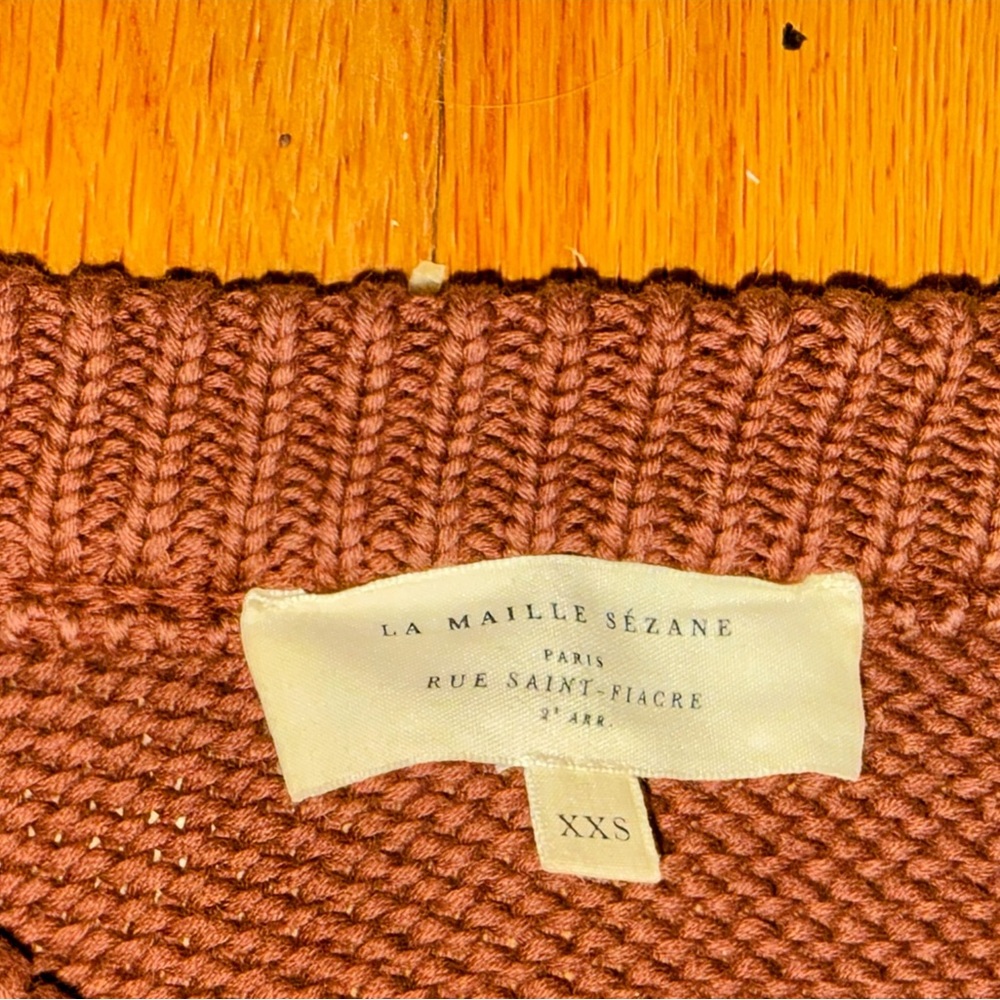 Sezane Titouan Brown Cardigan - Picture 3 of 4